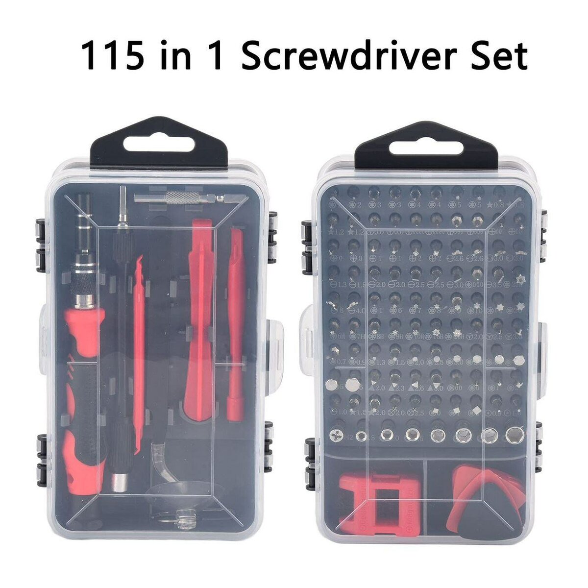 Kit tournevis 115 en 1 pour bricolage