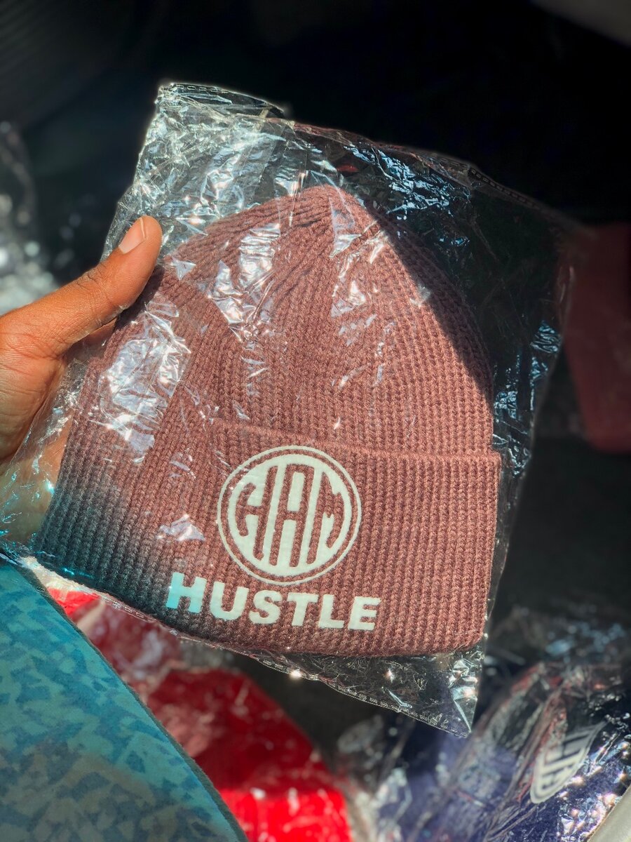 Hustle and Motivate headsocks at k65