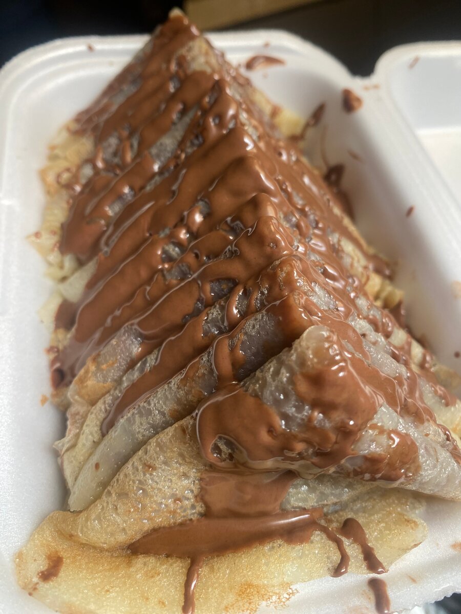 Crêpes au chocolat fondant
