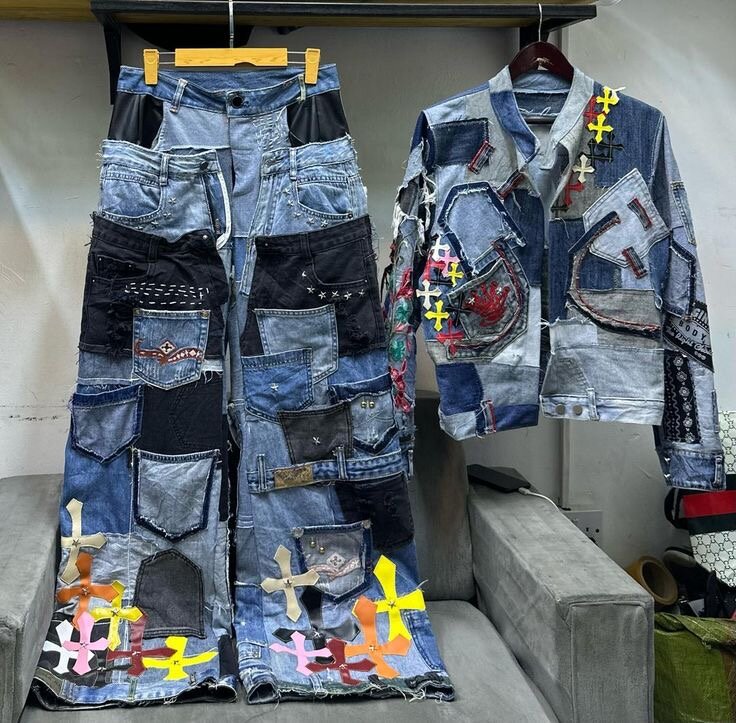 Veste et pantalon street art