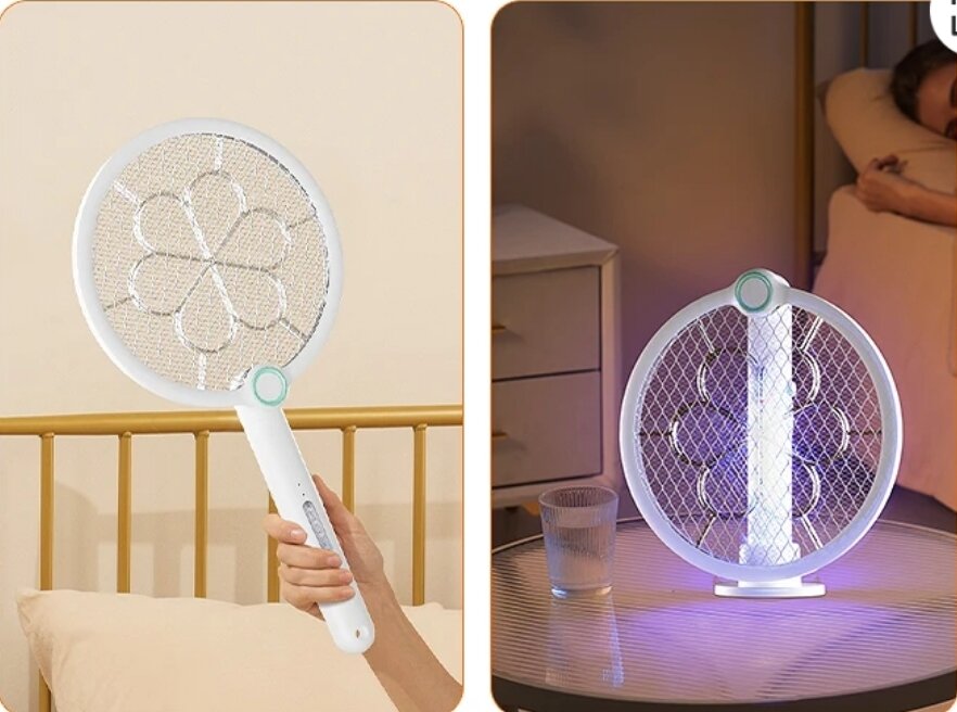 Raquette Électrique Anti-Moustiques