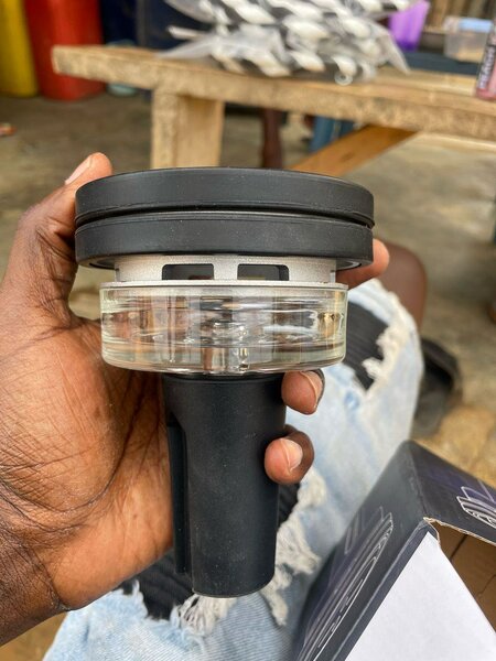 Tête verre silicone pour shisha