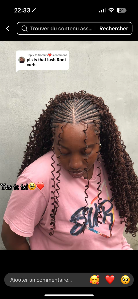 Extensions de cheveux bouclés 360g