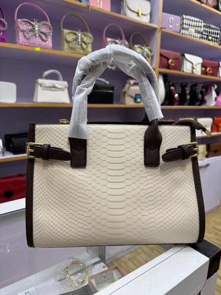 Off white Trendy Bag