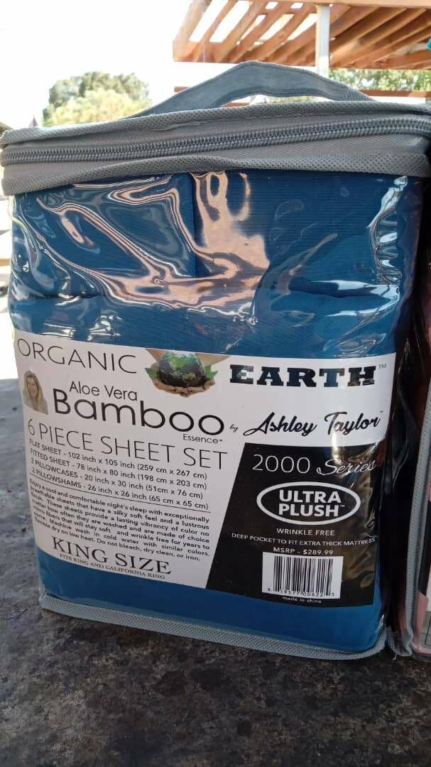 Bamboo 6pc bedsheets