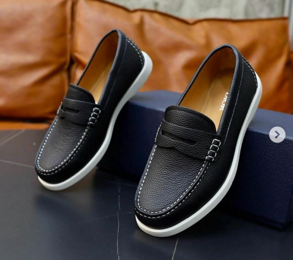 Mocassins en cuir élégants