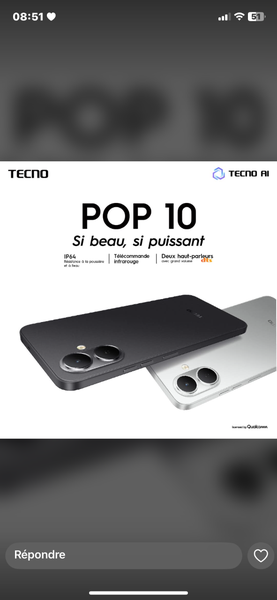 Tecno Pop 10 Smartphone