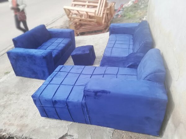 4pcs L shape sofa set