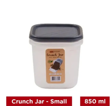 beautiful And Durable Crunch Jar Size Small 850 ml For Multipurpose Uses