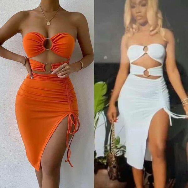 Robe courte et élégante pour femme