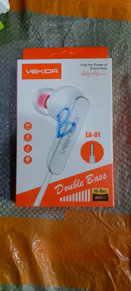 Vekida Écouteurs Double Bass