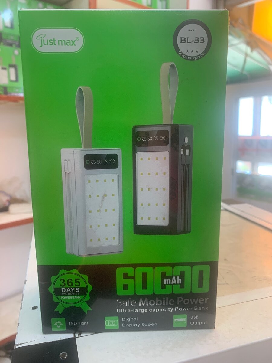 Power bank 60,000mAh