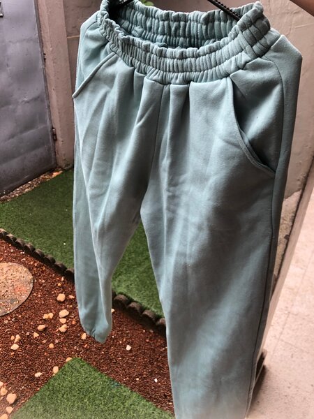 Pantalon Jogging Vert Pastel