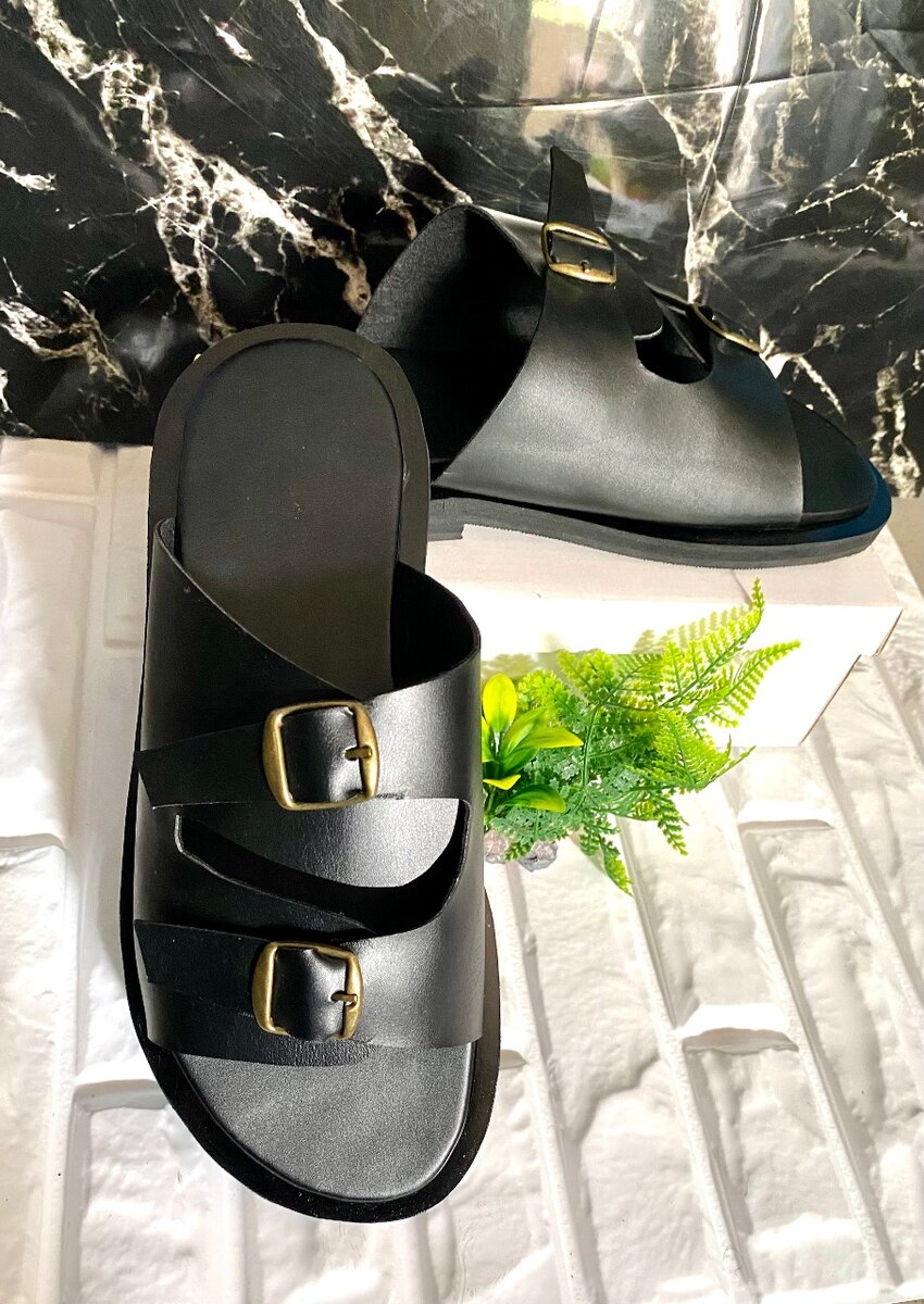 Sandales élégantes en cuir