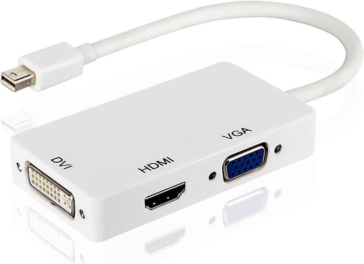 Adaptateur Mini DisplayPort 3-en-1