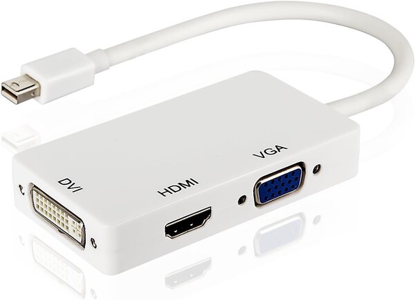 Adaptateur Mini DisplayPort 3-en-1