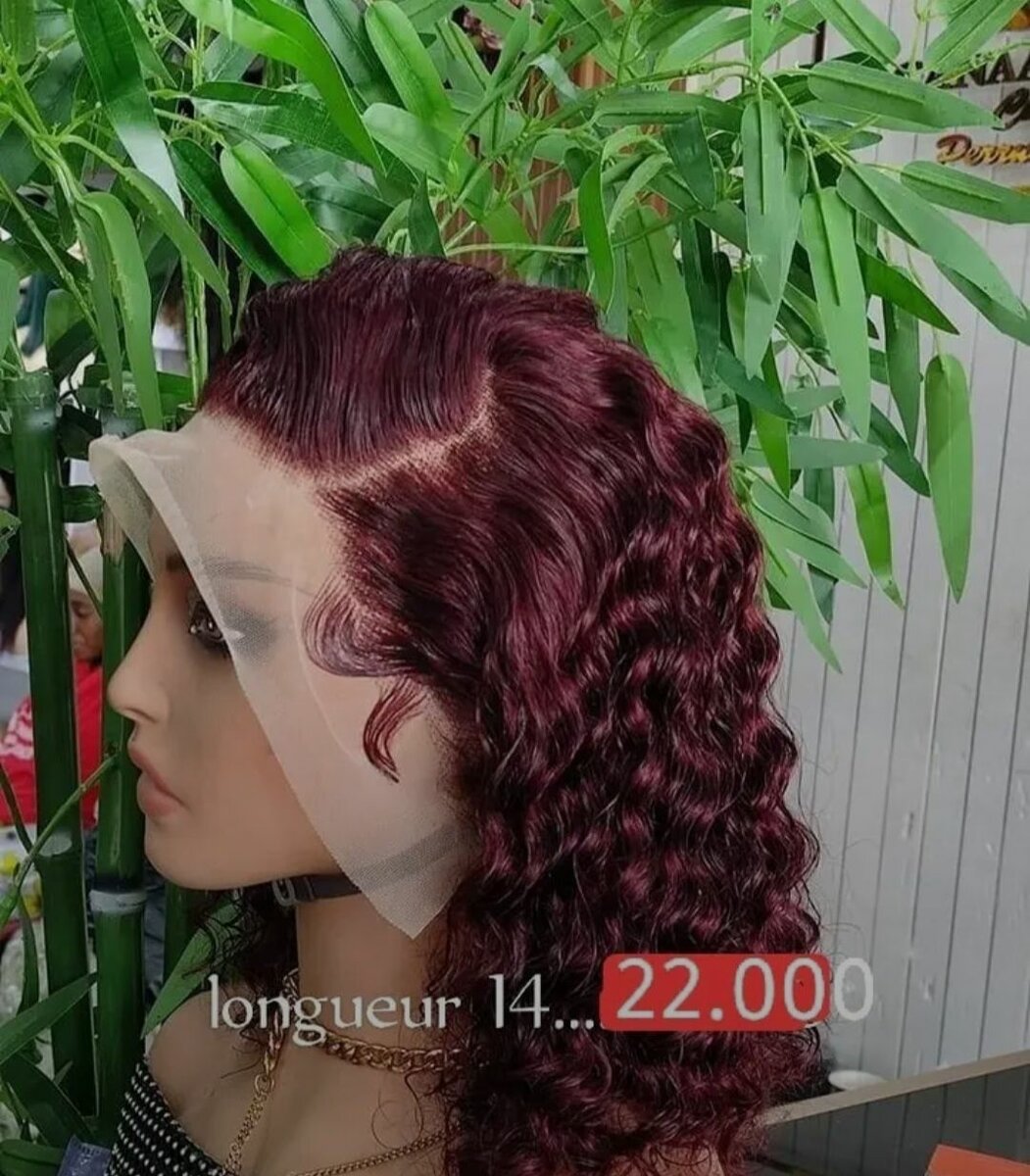 Perruque Lace Front Bouclée