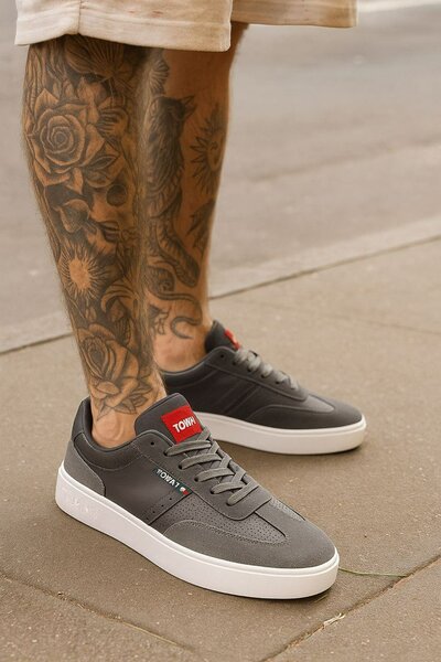 Sneakers en cuir pour hommes