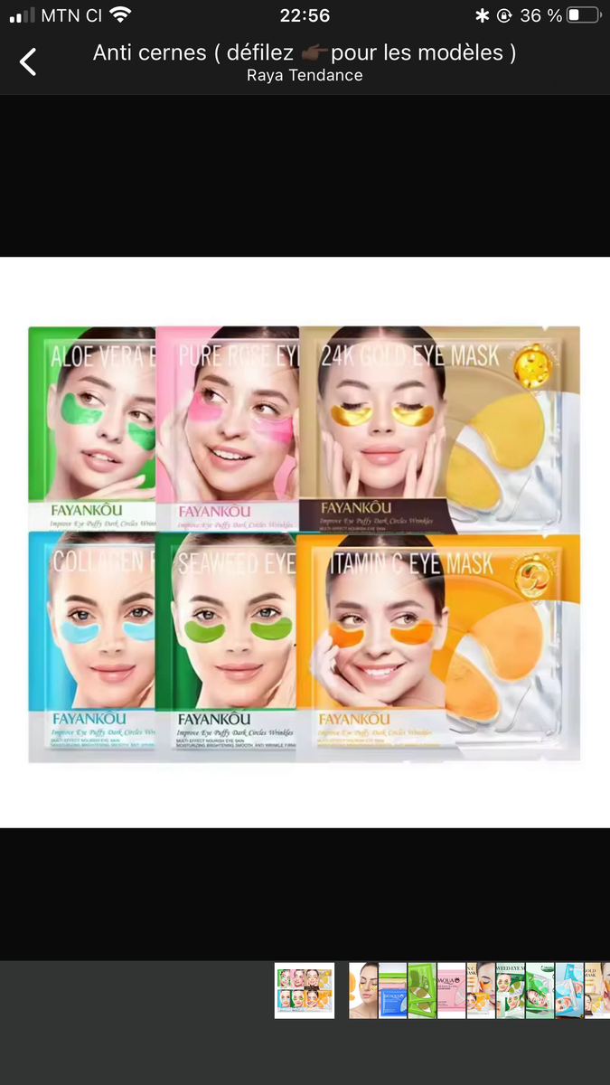 Masques Yeux Anti-Cernes