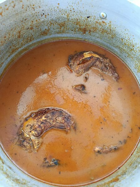 Foufou + soupe de poisson