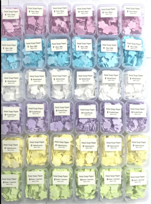 Pétale de savon pour les mains