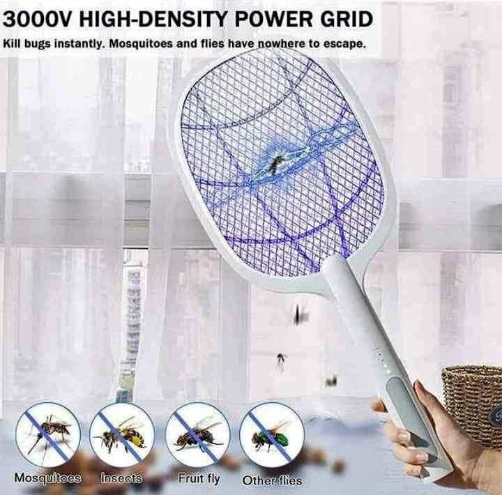 Raquette Électrique Anti-Moustiques