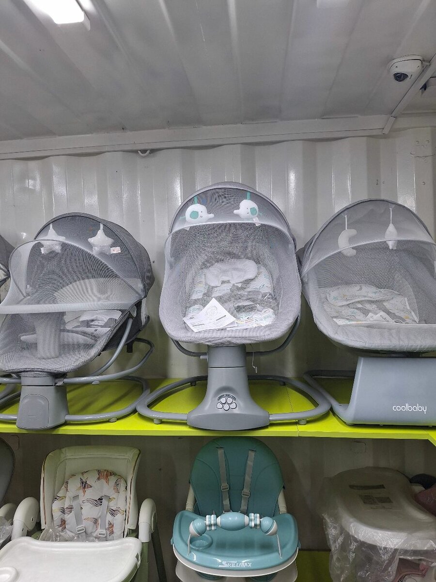 Детский электрический шезлонги