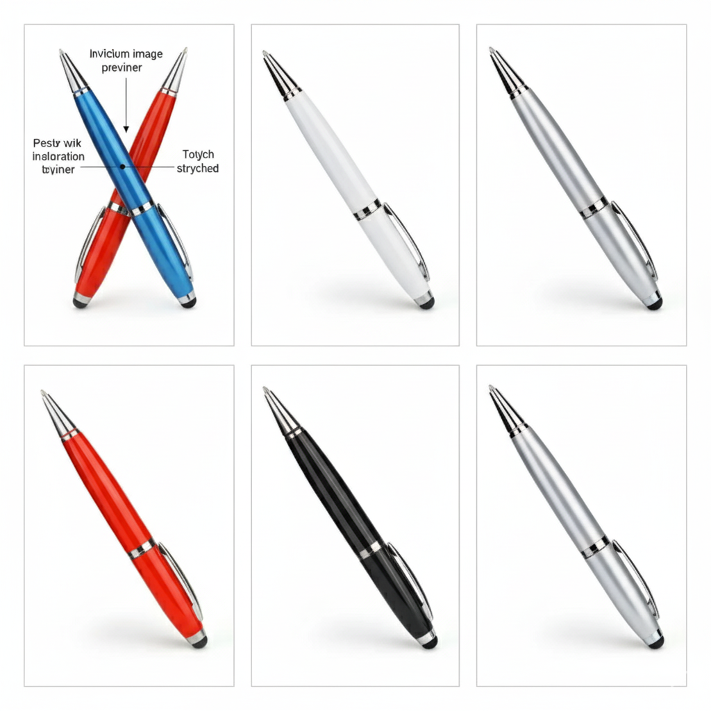 Stylo USB Tactile 3-en-1, 32Go