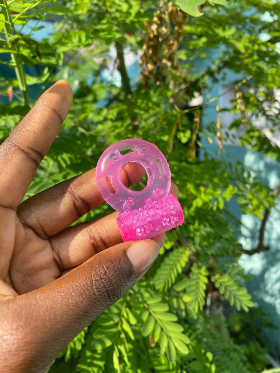 Anneau Massant Silicone Rose