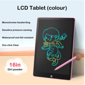 Multicolor Display LCD Drawing Writing Tablet for Kids & Adults with Pen, 6.5, 8.5, 12, Eraseable Colorful E-writer Digital Memo Pad for kids and adult