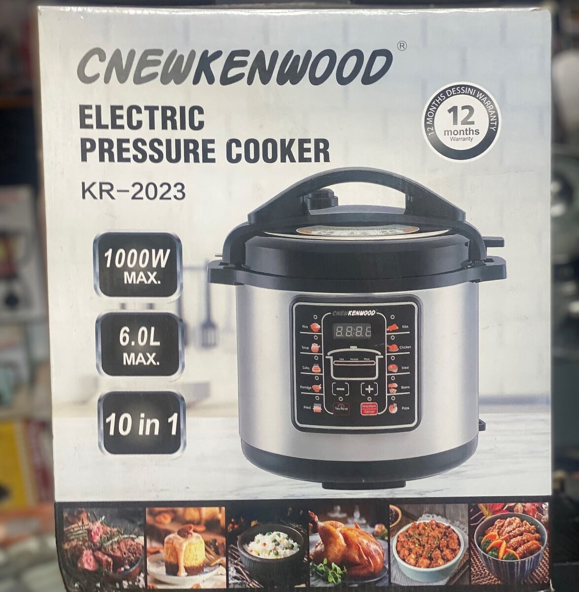 CNEWKENWOOD PRESSURE COOKER 6 Liters