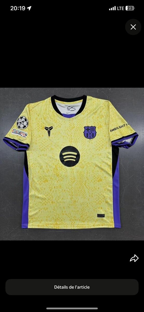 Maillot de football Barcelone