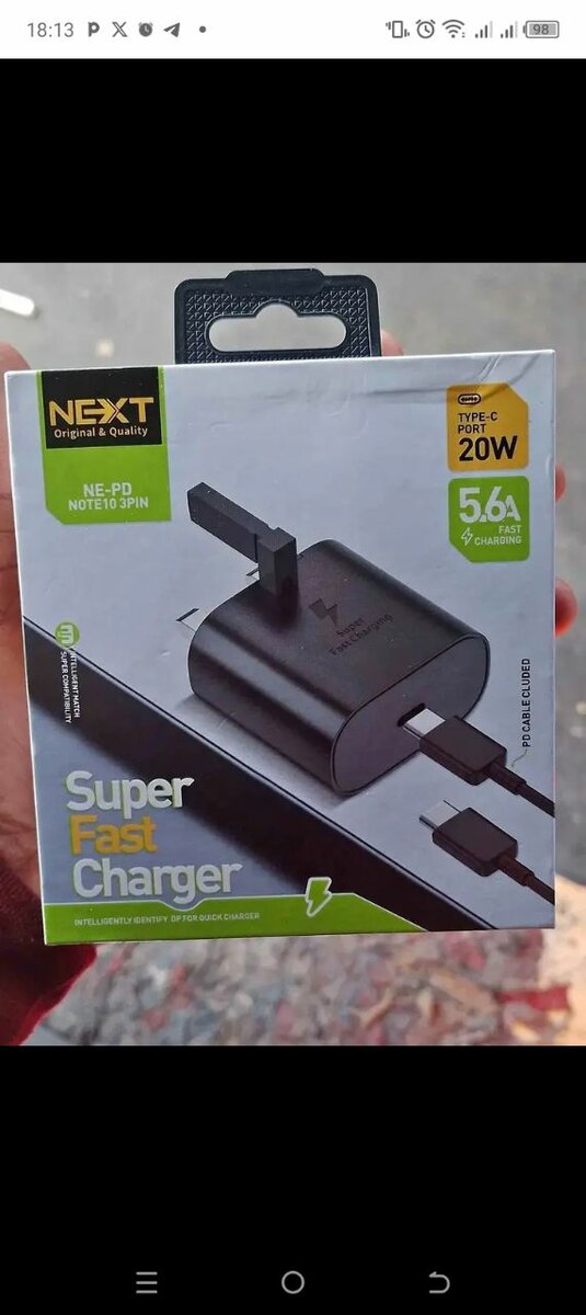 Mango Normal pin super dual fast charger
