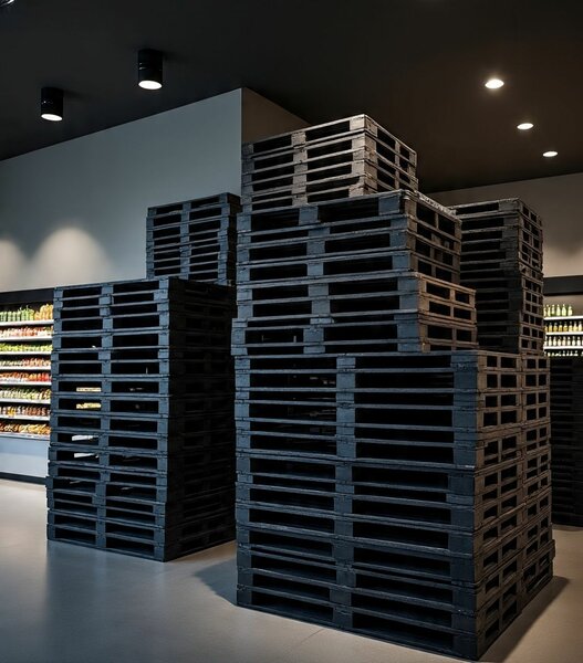 Palettes en bois robustes