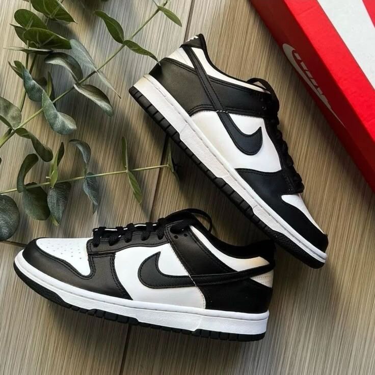 Baskets Nike Dunk Low Noir/Blanc