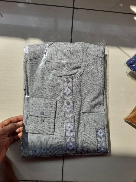 Tunique en lin et en coton