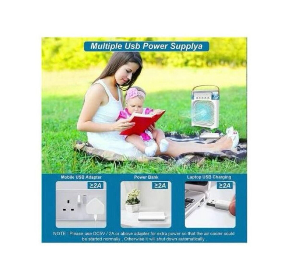 Ventilateur De Climatisation Portable, Refroidisseur D'air P