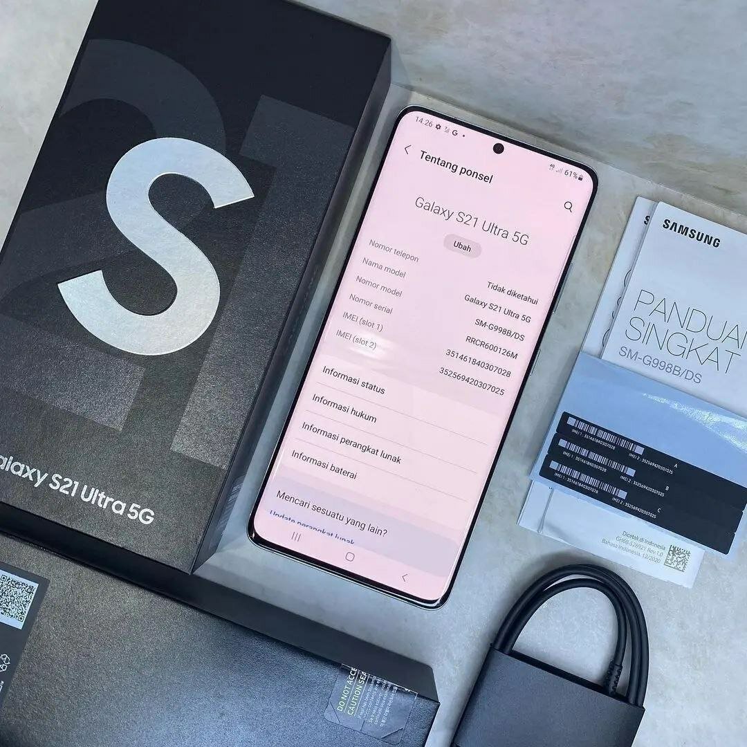 Brand new galaxy S21 Ultra 5G 256gb/12gb ram 5000mAh battery