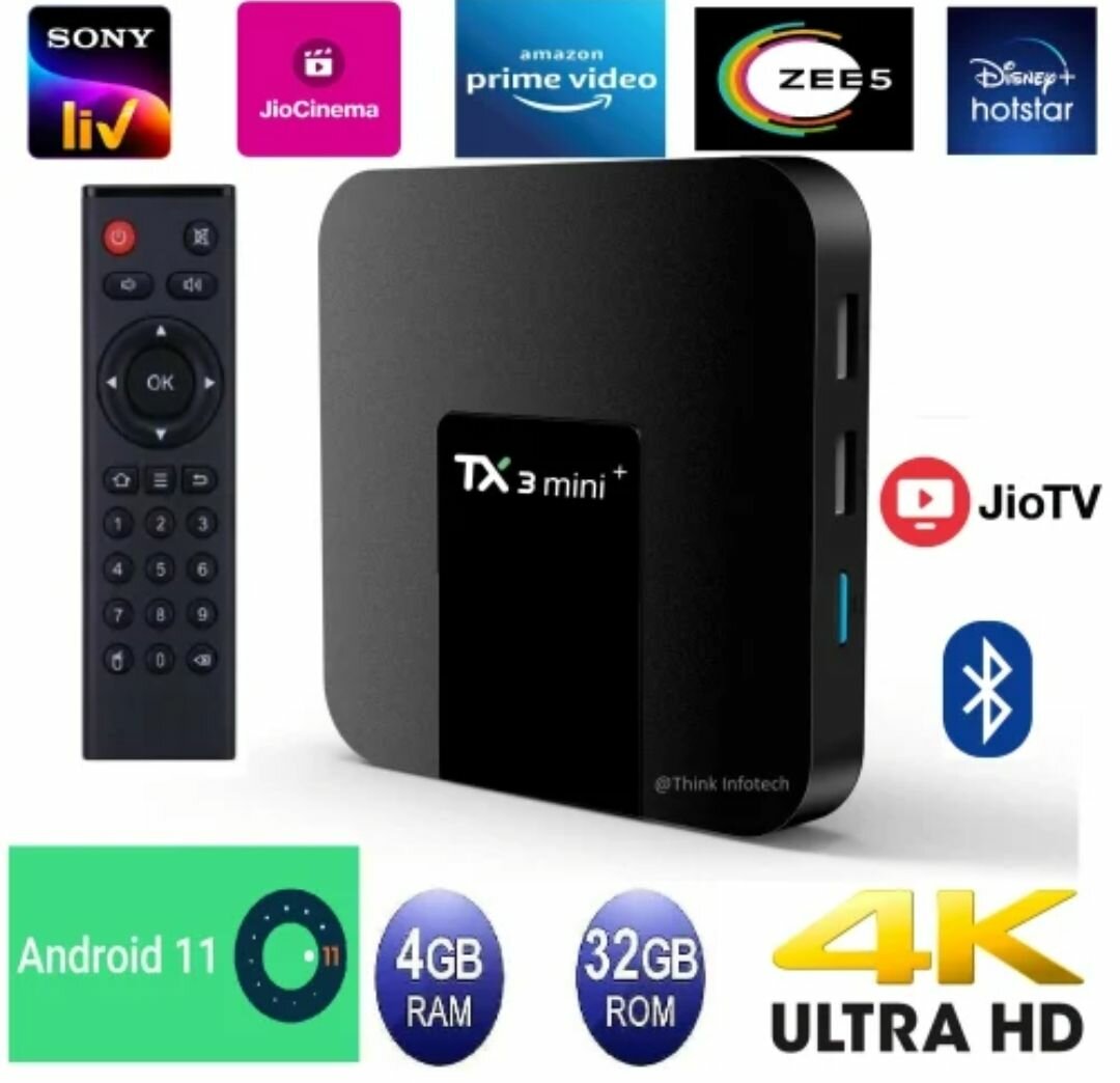 Box Android TV 4K Ultra HD