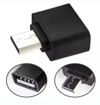 Black Micro USB to USB OTG Adapter for Android Smartphones / devices / mouse