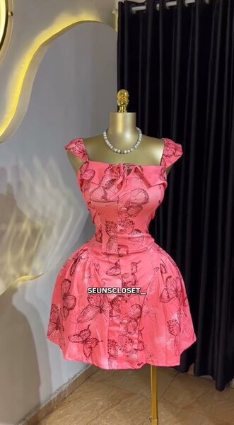 Robe mini chic imprimée