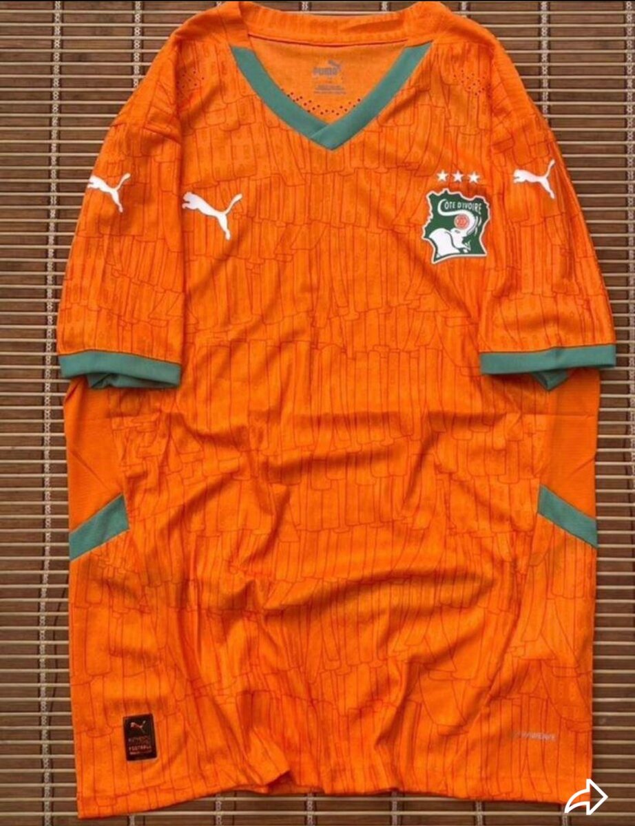 Maillot Équipe de Côte d'Ivoire