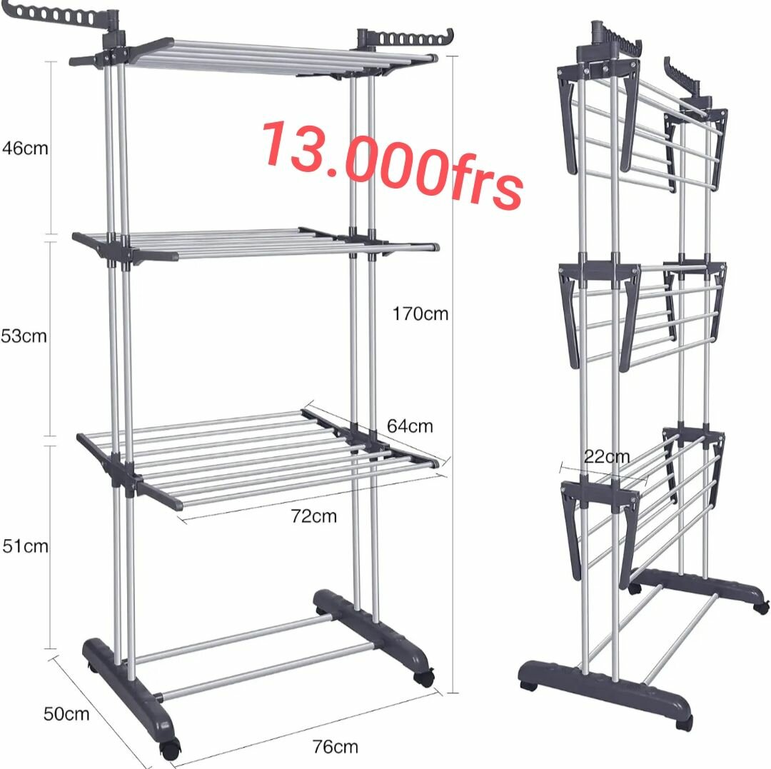 Étagère de Séchage Pliable