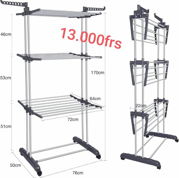 Étagère de Séchage Pliable