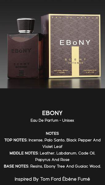 Parfum unisexe Ebony intense