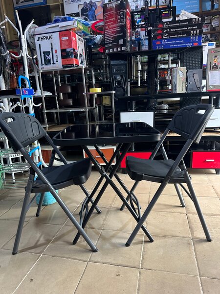 Set de Table Pliante Noir