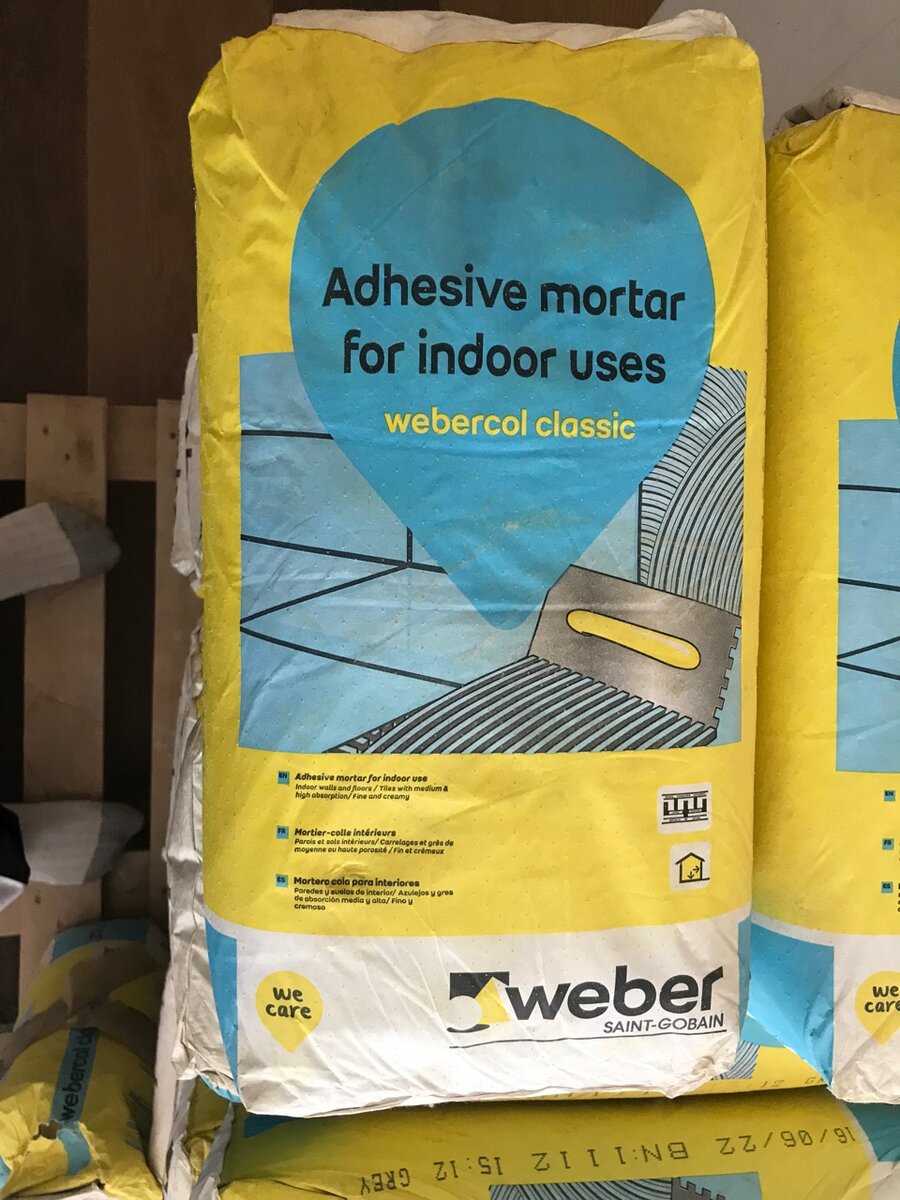 Weber adhesive