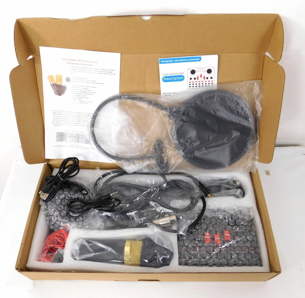 Kit Microphone Podcast Professionnel