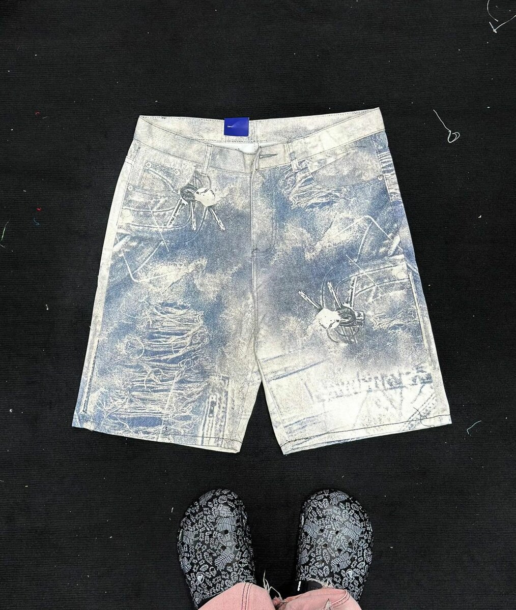 Shorts homme artistiques colorés