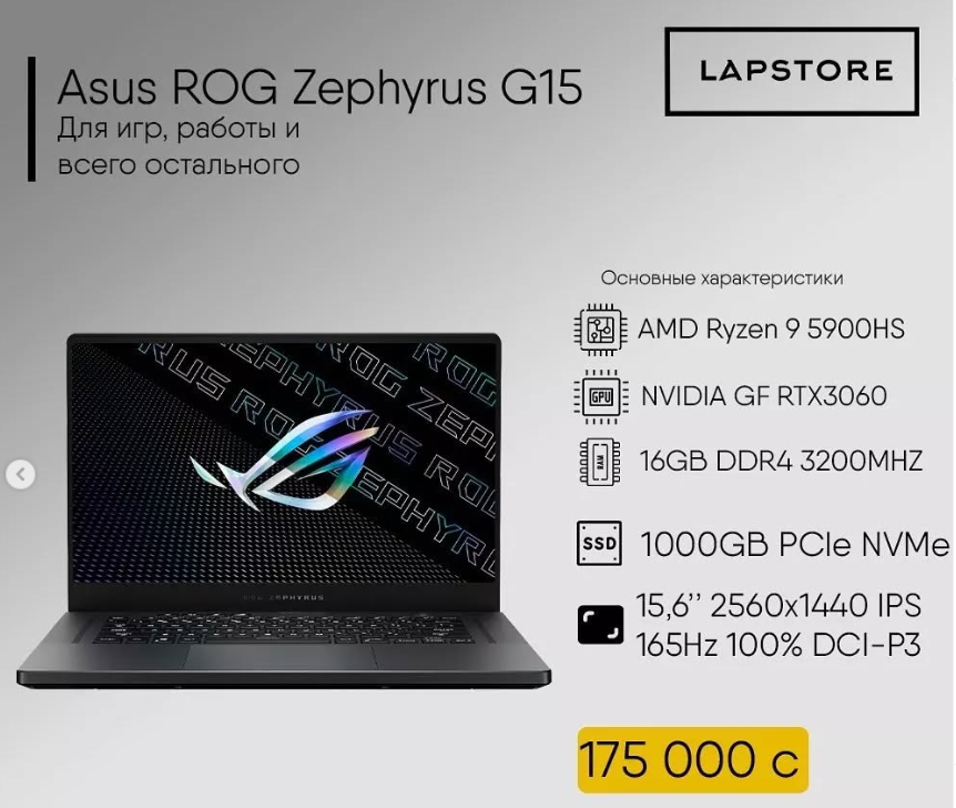 Asus ROG Zephyrus G15